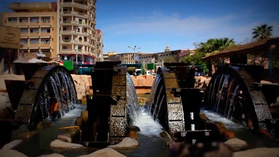 السواقى فى مدينة الفيوم