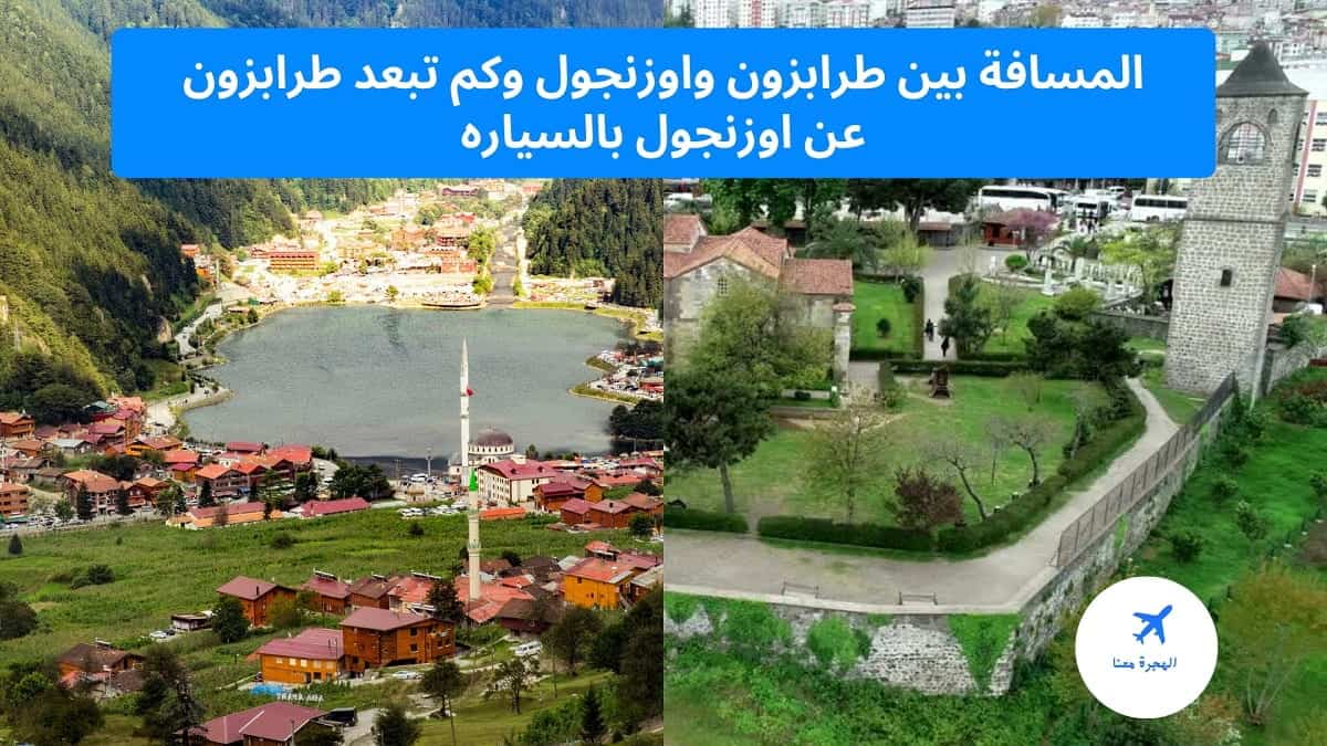 المسافة بين طرابزون واوزنجول